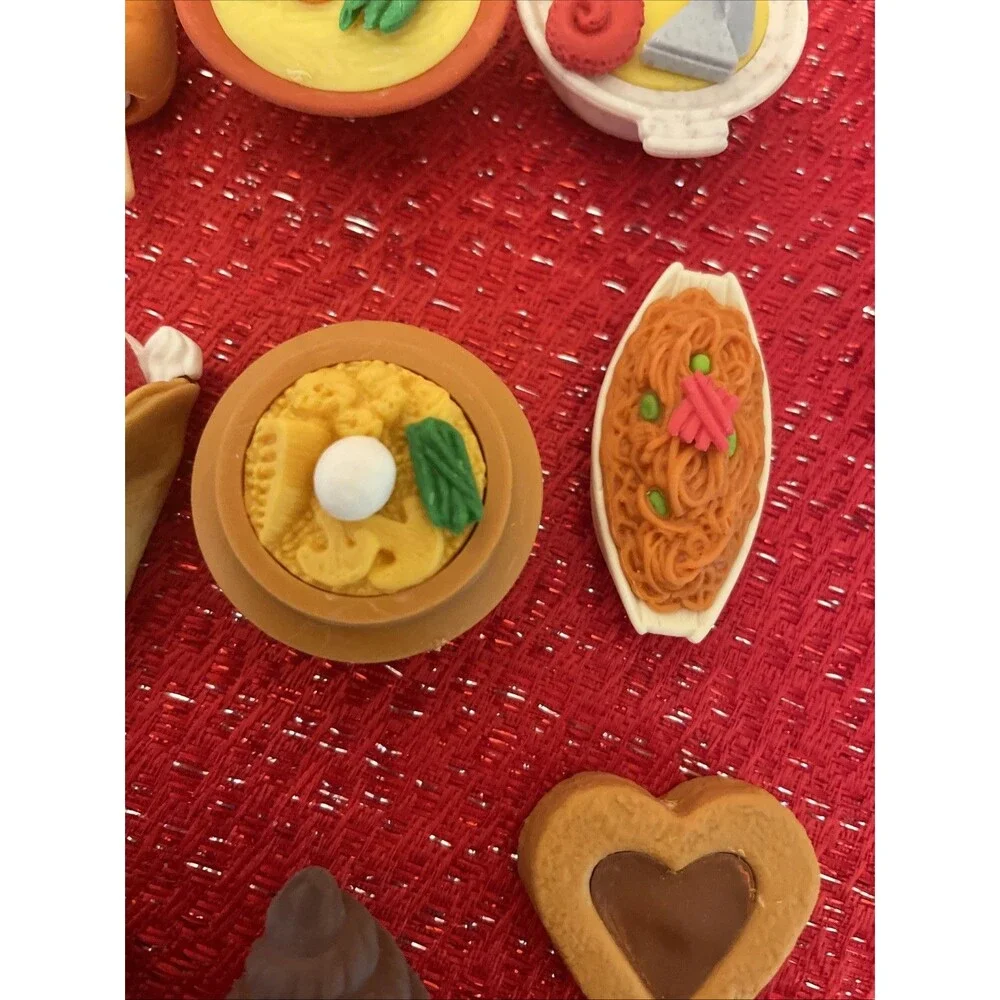 40 Japanese Iwako Erasers Mixed Food Animals  Products